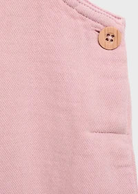 Long cotton dungarees