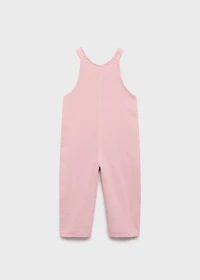Long cotton dungarees
