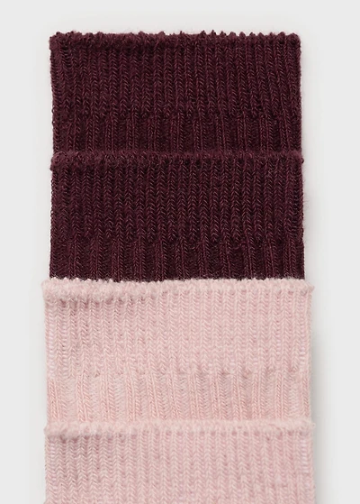 2 pack ribbed socks