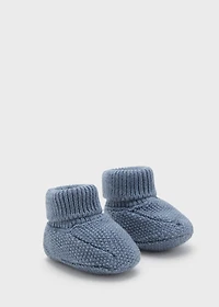 Knit bootees