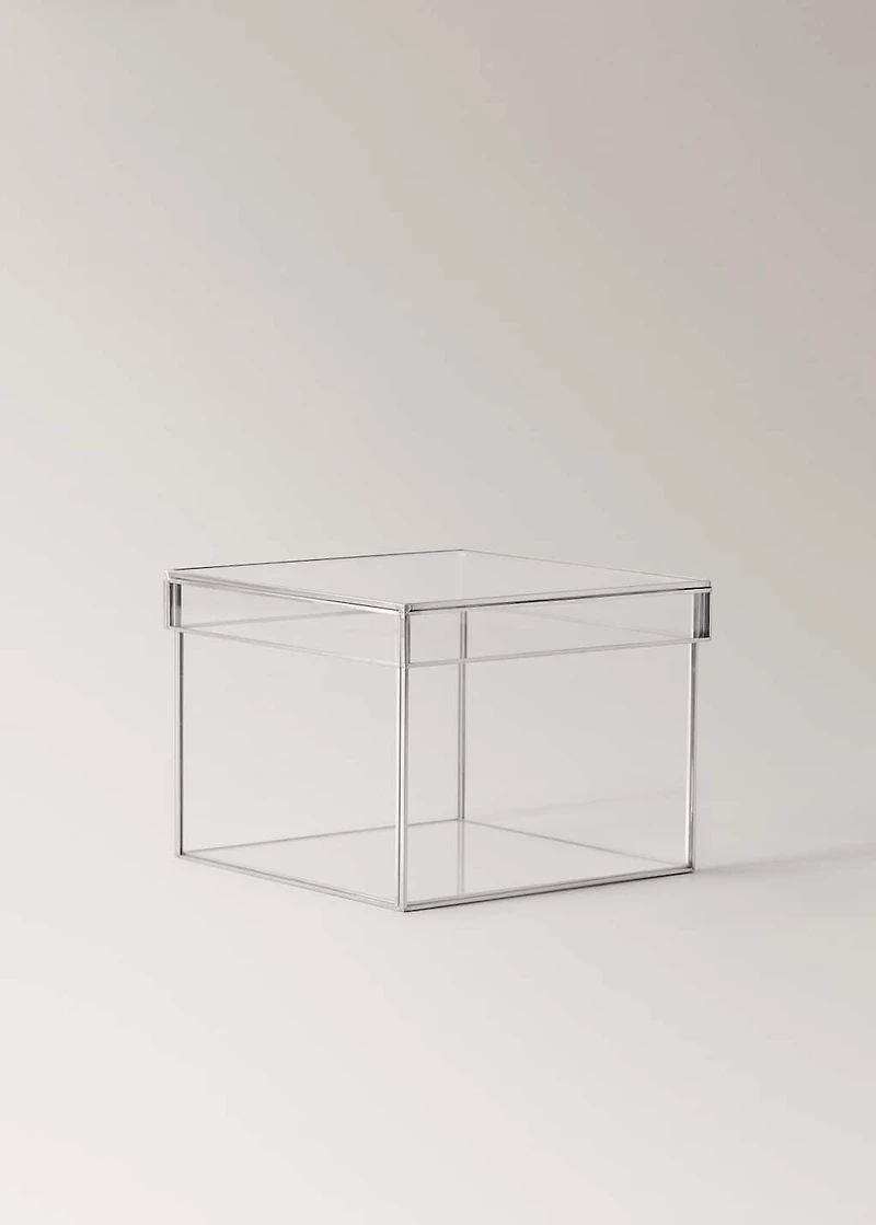 Medium square metal box