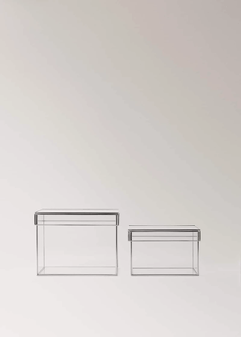 Medium square metal box