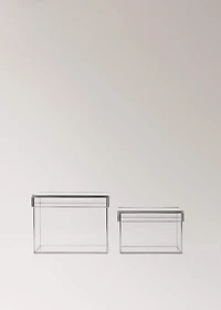 Medium square metal box