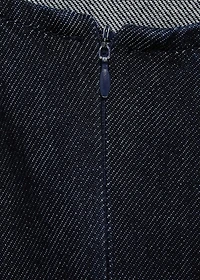 Short denim dress