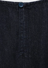 Short denim dress