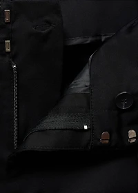Buttons cotton pants
