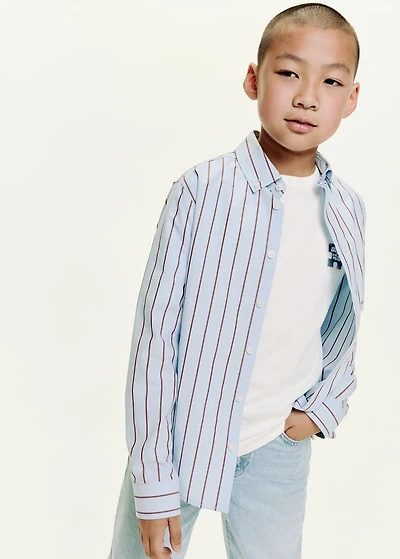 Striped cotton shirt