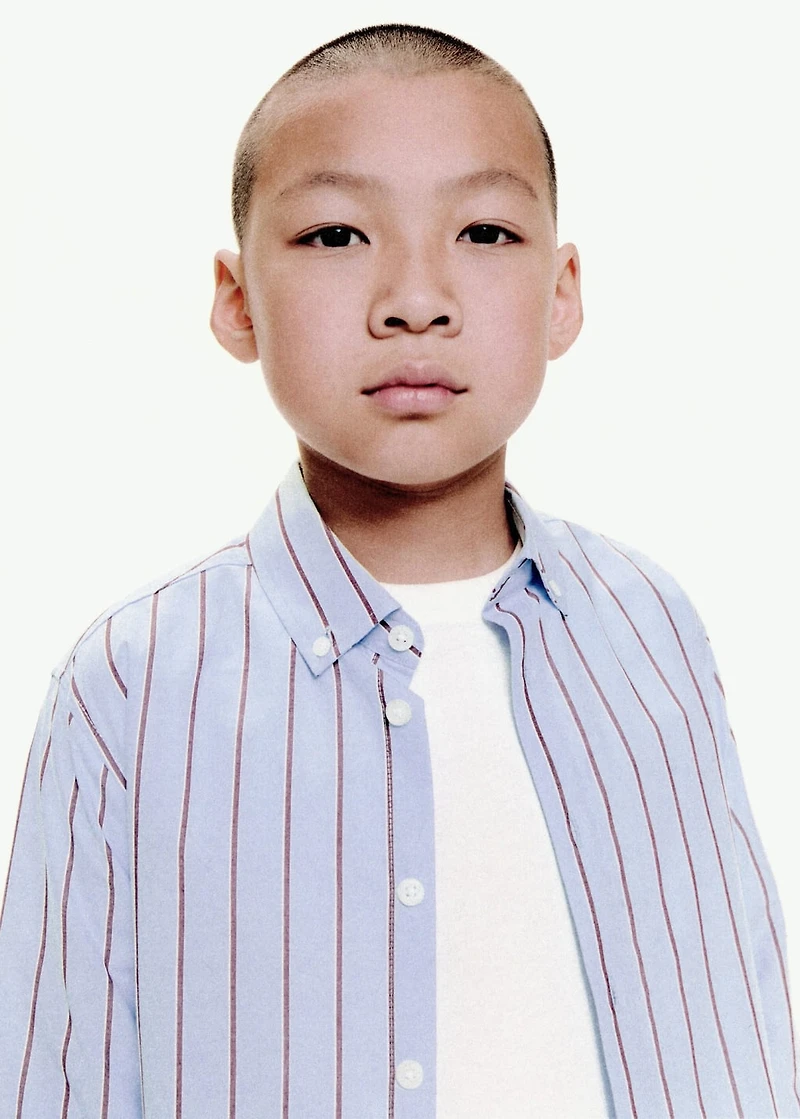 Striped cotton shirt