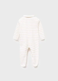 Striped onesie pajama