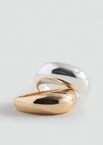 Metal rings set