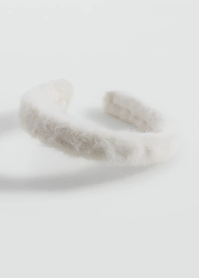 Fur detail hairband