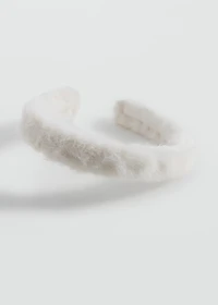 Fur detail hairband