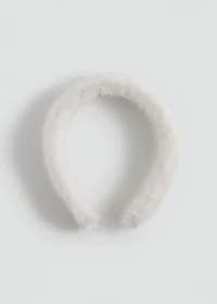 Fur detail hairband