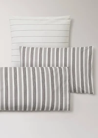 Cotton striped pillowcase 45x110 cm