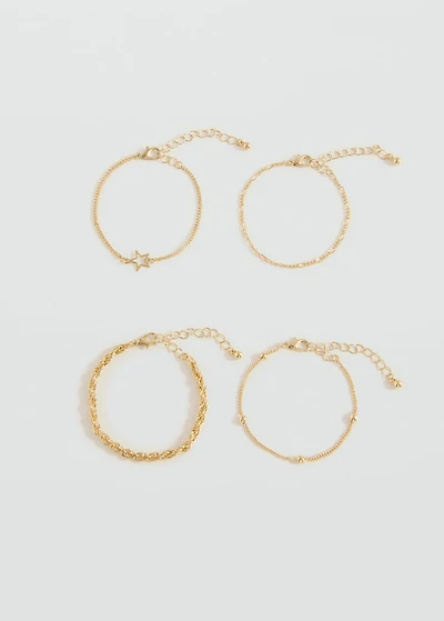 Pack of 4 bracelets