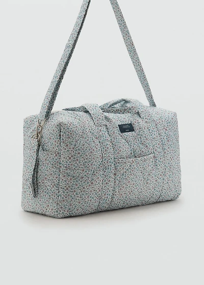 Maternity bag with flowers