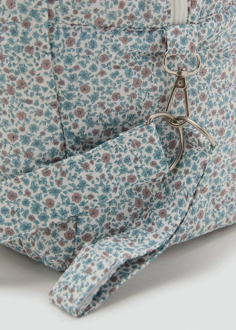 Maternity bag with flowers