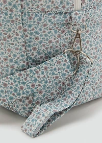 Maternity bag with flowers