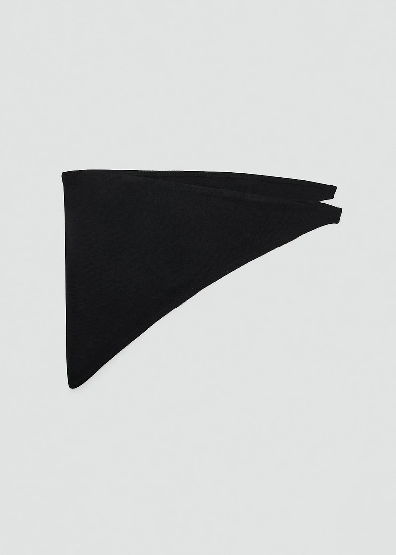 Wool-knit bandana