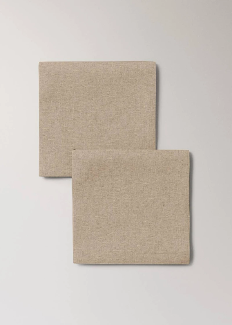 100% linen napkin