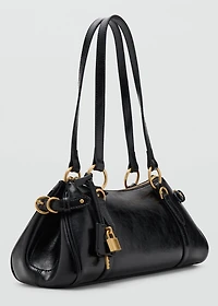Bowling shoulder bag with charm