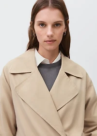 Classic trench coat with belt