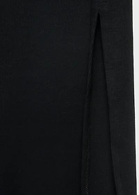 Slit long skirt
