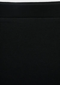 Slit long skirt