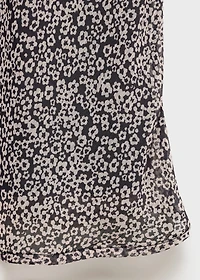 Long floral skirt