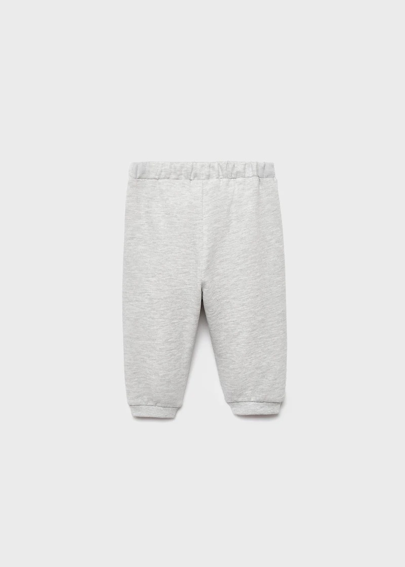 Cotton drawstring joggers