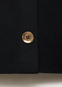 Fine-knit vest