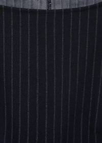 Short pinstripe dress