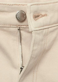 Mid-rise flared jeans