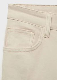 Mid-rise flared jeans