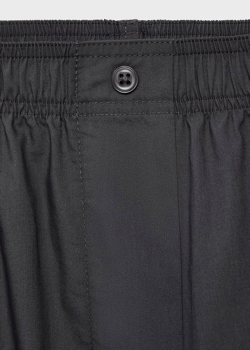 Poplin pajama bottoms