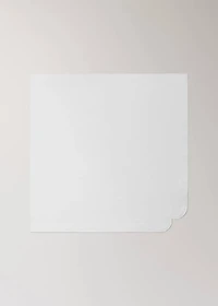 Hand-embroidered linen napkins