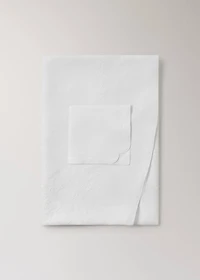 Hand-embroidered linen napkins