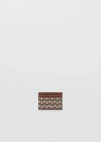 Card holder with printed logo