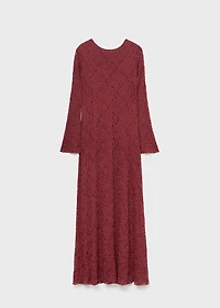 Lace dress with bell sleeves