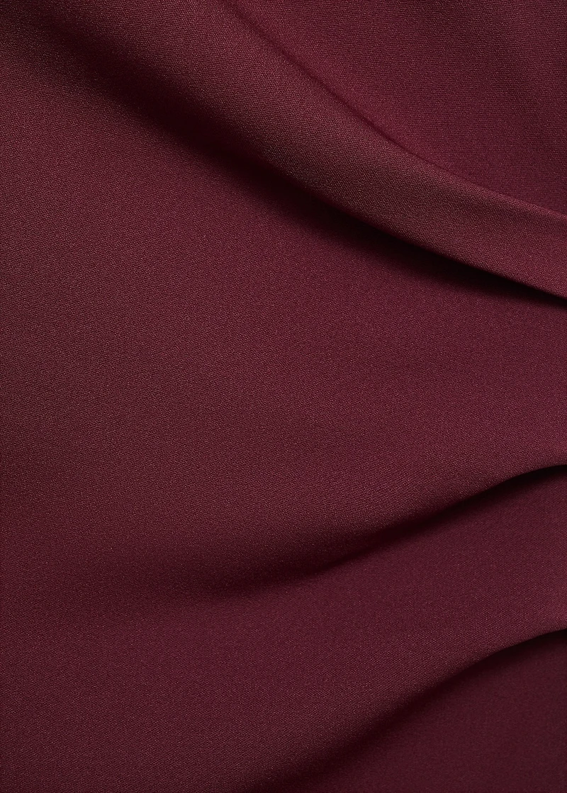 Ruched fitted dress