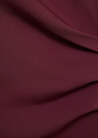Ruched fitted dress