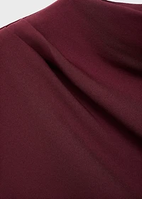 Ruched fitted dress