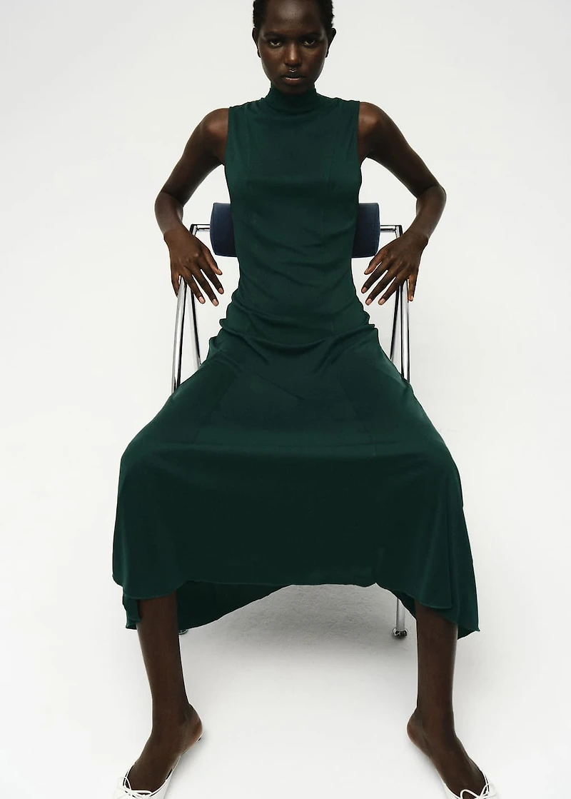 Midi godet dress