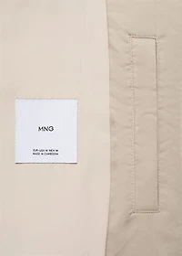 Classic water-repellent trench coat