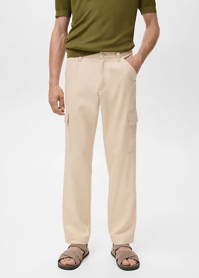 Cotton lyocell cargo pants
