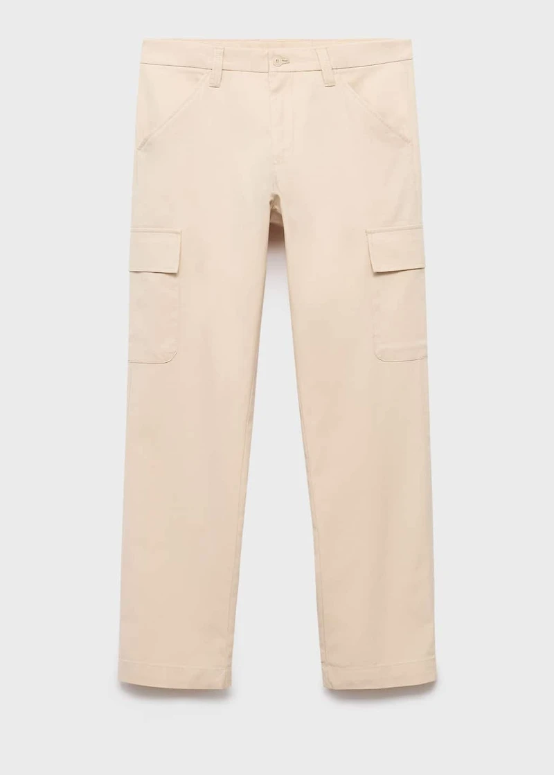 Cotton lyocell cargo pants