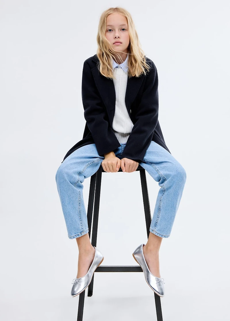 Cloth midi-coat
