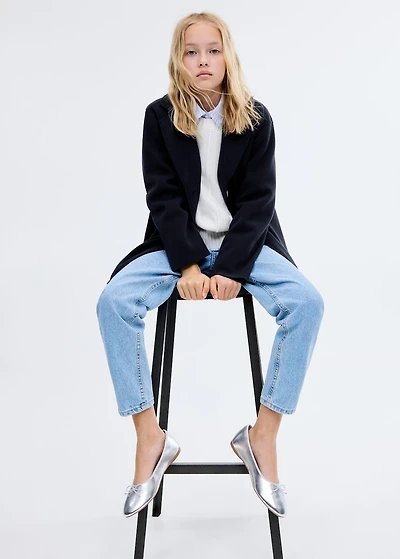 Cloth midi-coat