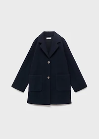 Cloth midi-coat