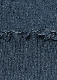 Ribbed knit trousers